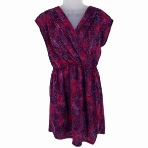 Daisy Fuentes Faux Wrap‎ Dress